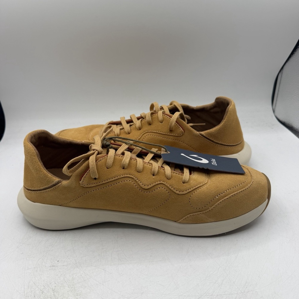 OluKai Koheo Shoes Mens Sz 10.5 Golden Sand Tan Casual Sneakers 10525-GSGS NWT - Picture 6 of 10